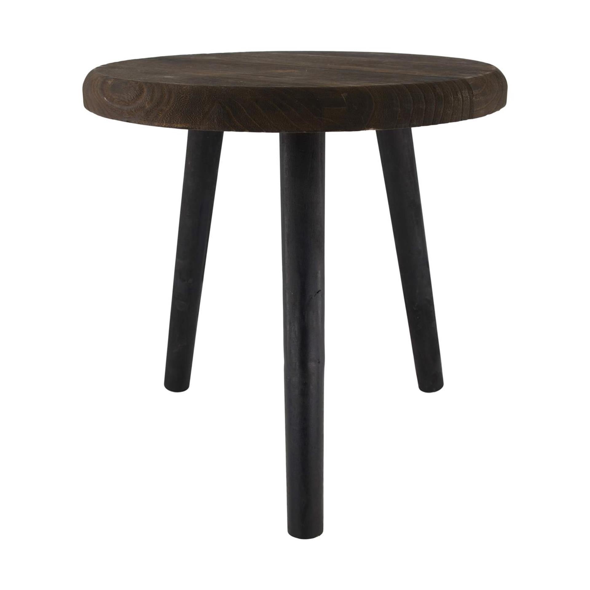 Dijk natural collections bijzettafel paulowniahout ø38xh38cm