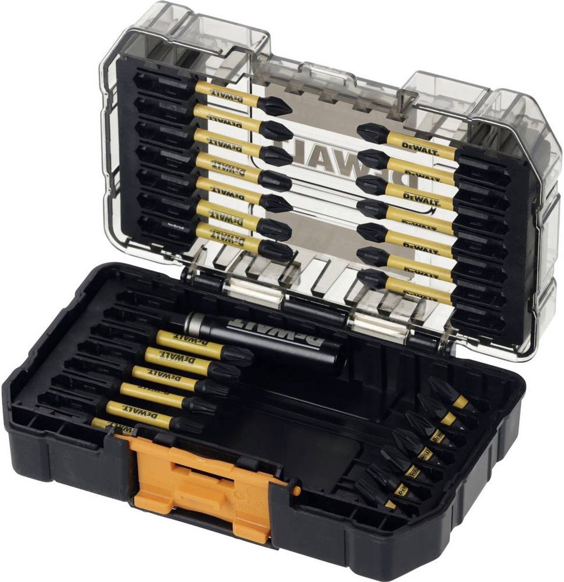 Dewalt dt70905-qz doppenset impact mclaren 1 2 lang - 7-delig in stevige organiser - dt70905-qz