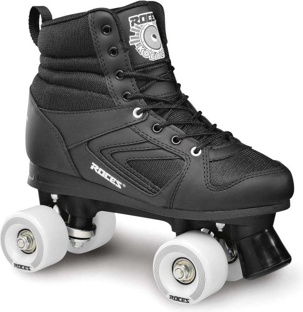 Roces kolossal rolschaatsen - quad skates - zwart - maat 42
