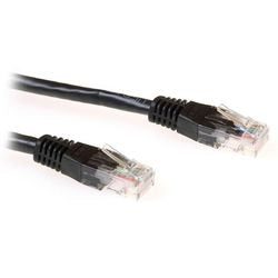 Act zwart 1 m u utp cat6 patchkabel met rj45 connectoren