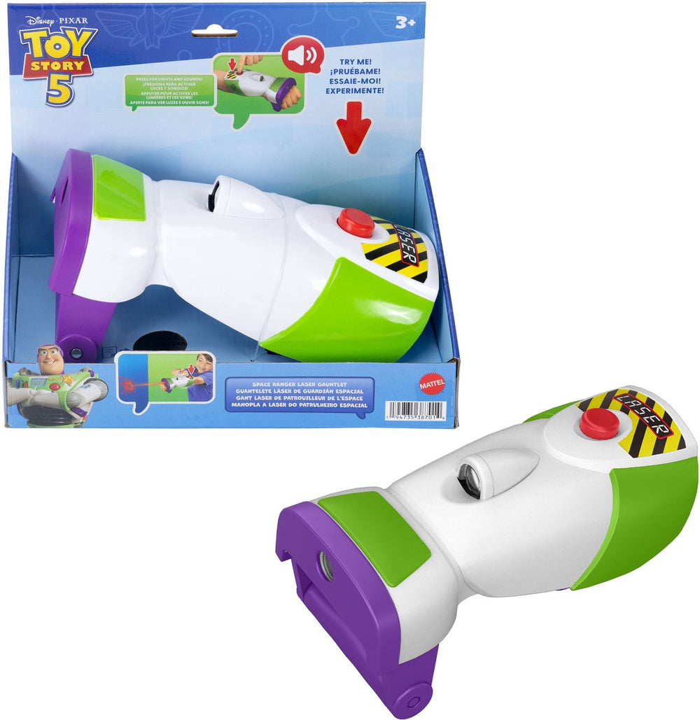 Mattel toy story 5 - star command blaster buzz handschoen