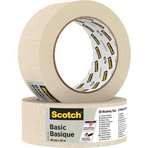 Scotch afplaktape basic 48 mm x 50 m