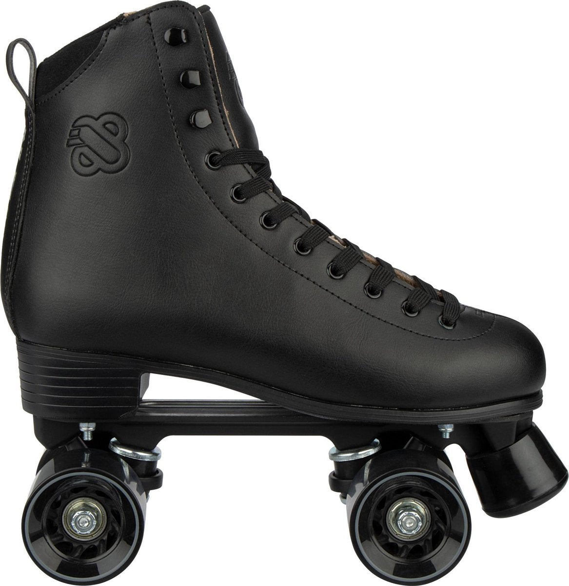 Nijdam rolschaatsen leer - ramblin' roller - zwart - maat 41
