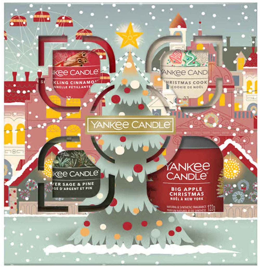 Yankee candle - small tumbler 3 filled votive gift set passport to the holidays cadeauset