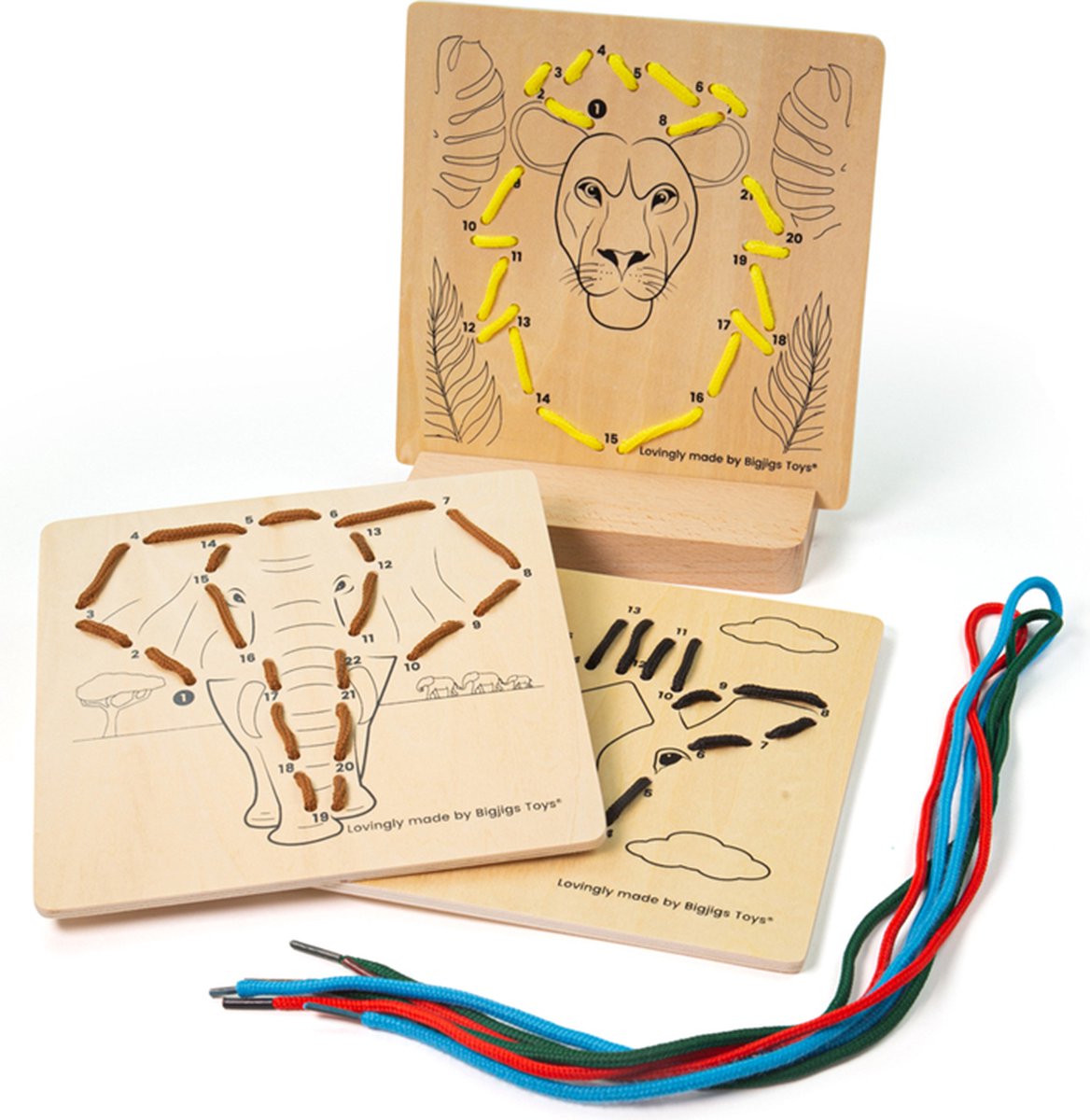 Bigjigs drawing board jungle