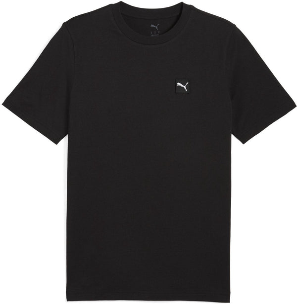 Puma ess elevated tee heren t-shirt - black