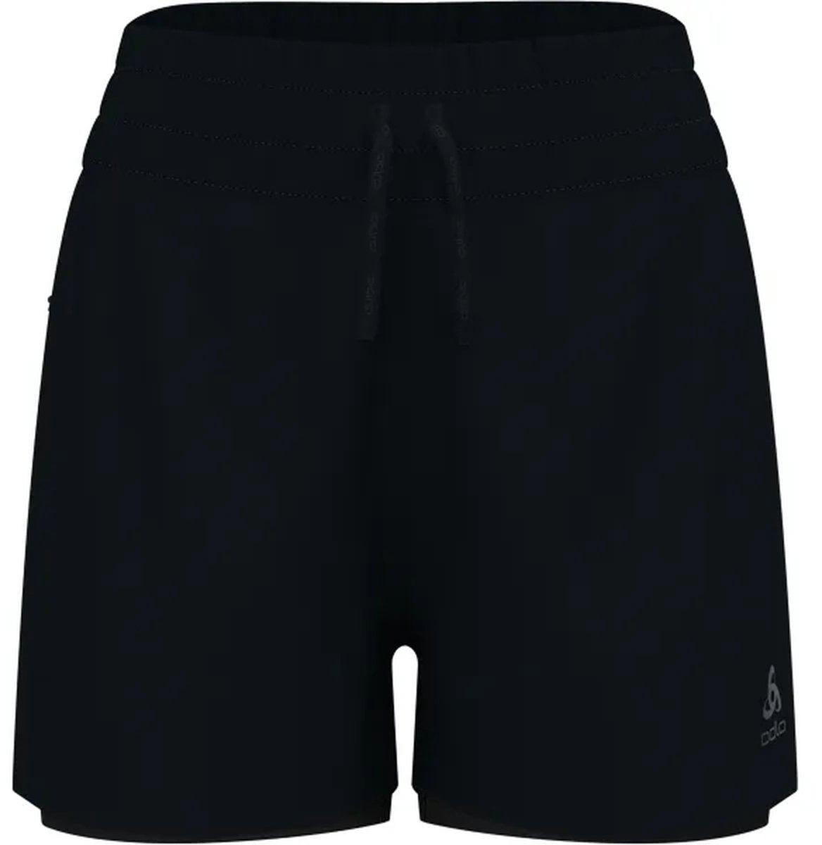 Odlo zeroweight 3 inch 2-in-1 hardloopshort 2.0 - vrouwen - zwart - l