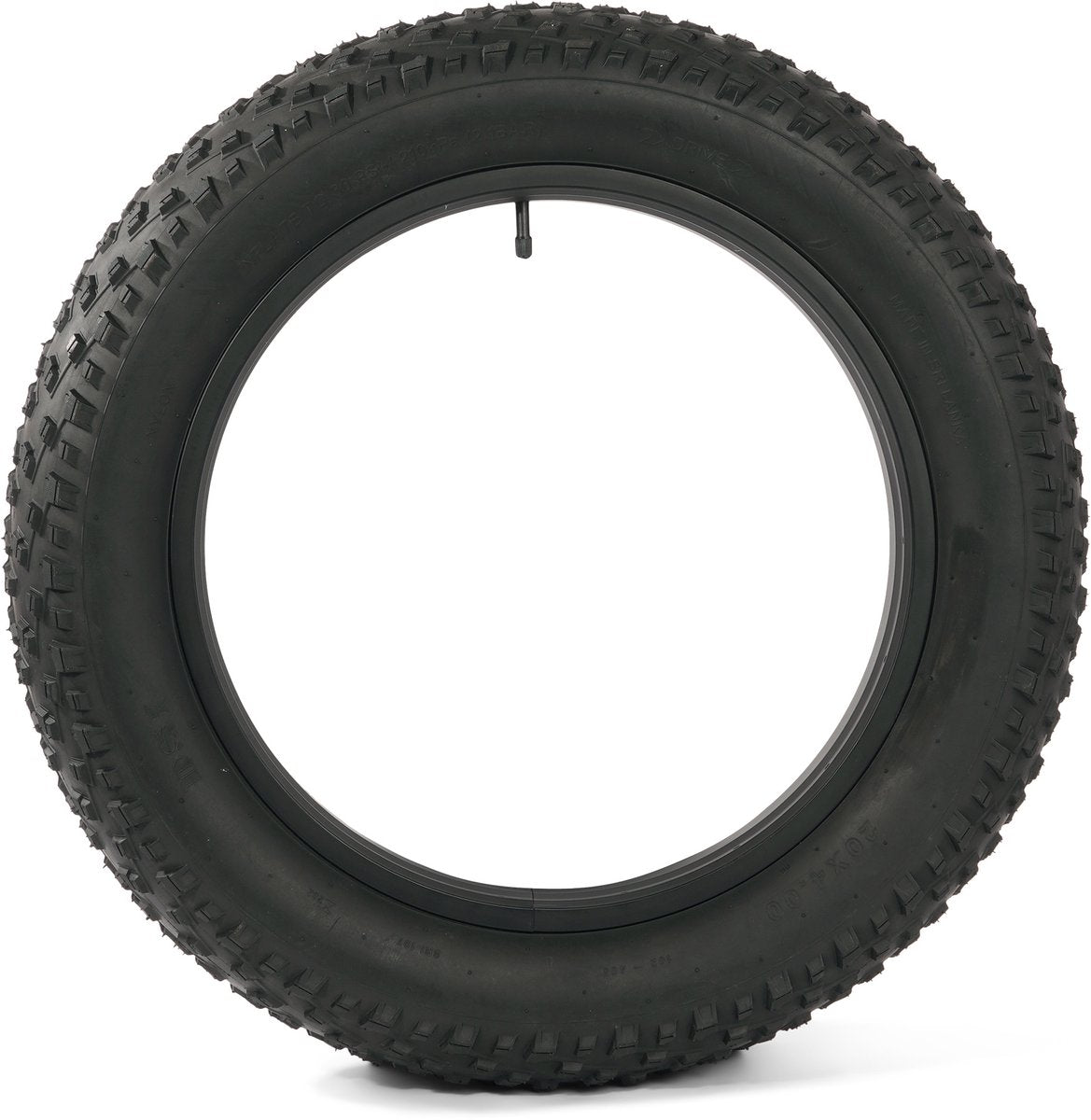 Urbanproof buitenband voor fatbikes urban proof fattyre scheermes normaal 20 x 4.00 100-406 mm - zwart