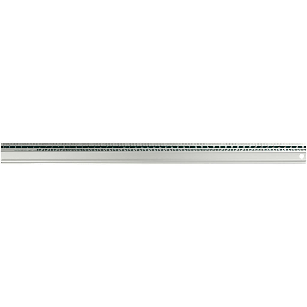 Metalen snijliniaal, l: 50 cm, 1 stuk