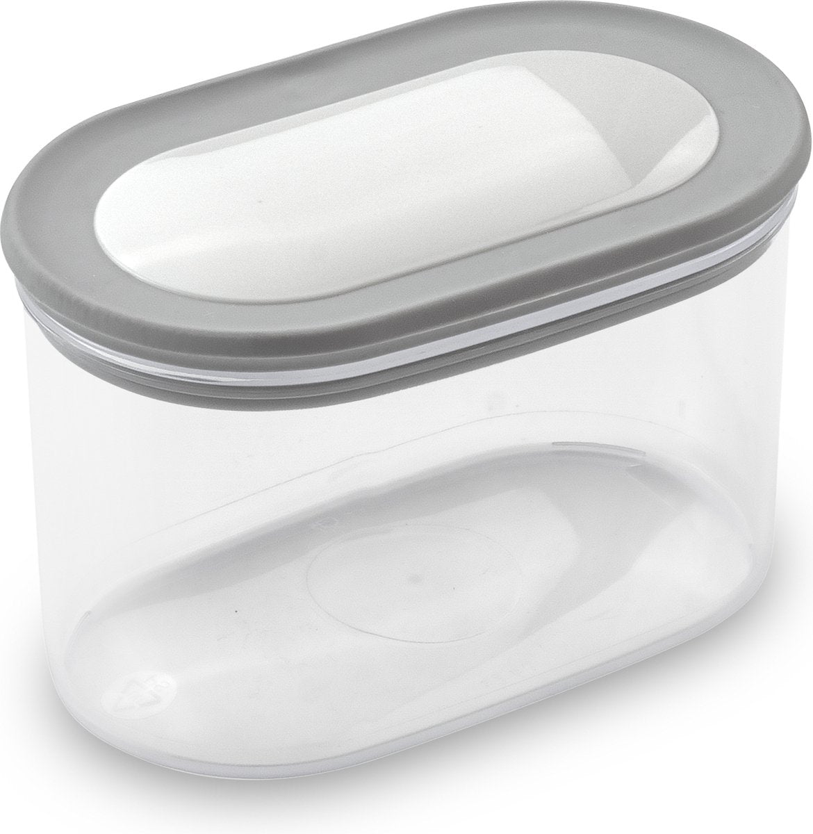 Curver dry grand chef – stapelbare voorraadbus met deksel – 800 ml – transparant grijs
