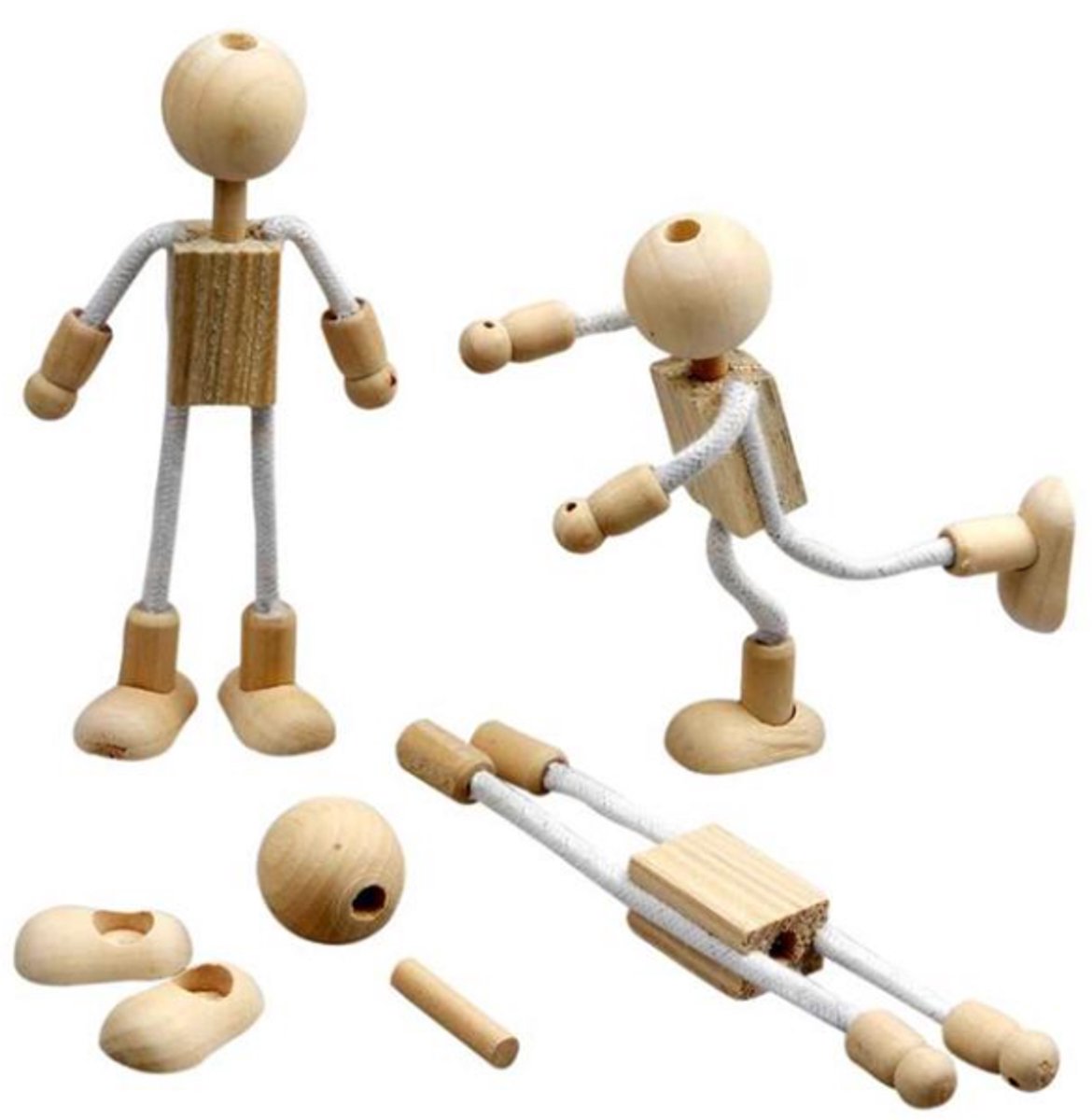 Creativ company flex figuren 12 cm 4 stuks