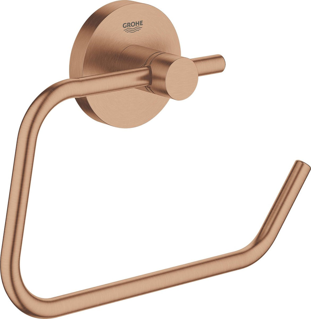 Grohe essentials toiletrolhouder - sunset gold (mat brons)