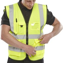 Hesje b seen hi-vis executive geel l