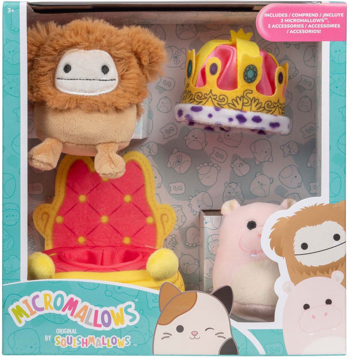Squishmallows knuffel pluche micromallows - parade float, 4dlg.