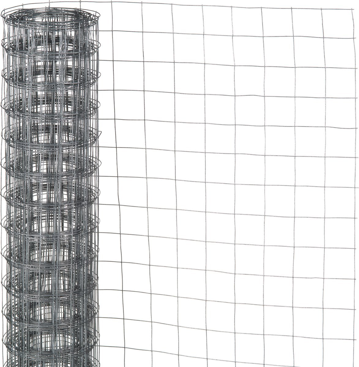 Natuur gaas vierkant 0,5x5 m 13 mm gegalvaniseerd staal
