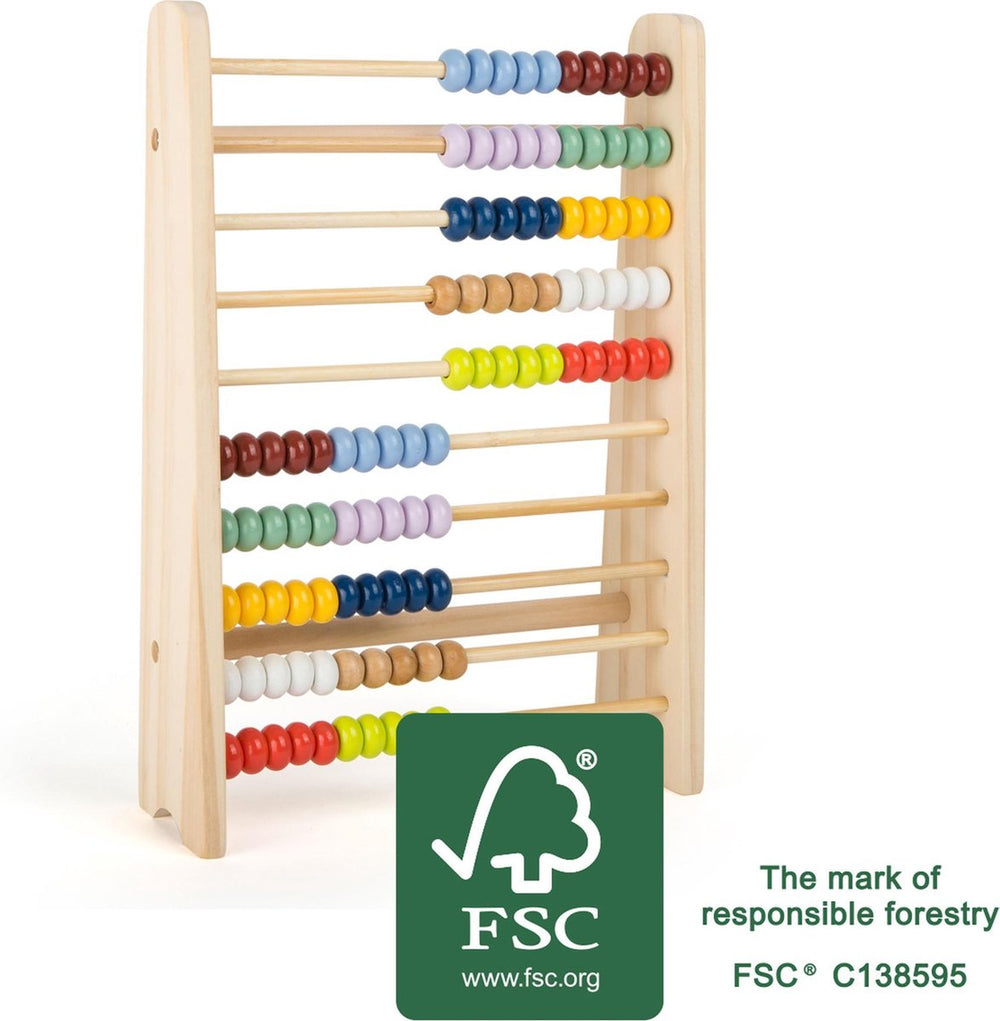 Small foot - wooden abacus