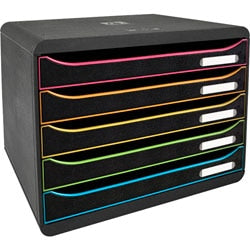 Ladekastje exacompta 308914d black office zwart