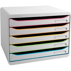 Ladekastje exacompta 308913d black office wit