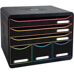 Ladekastje exacompta 306914d black office zwart