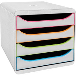 Ladekastje exacompta 310913d black office wit