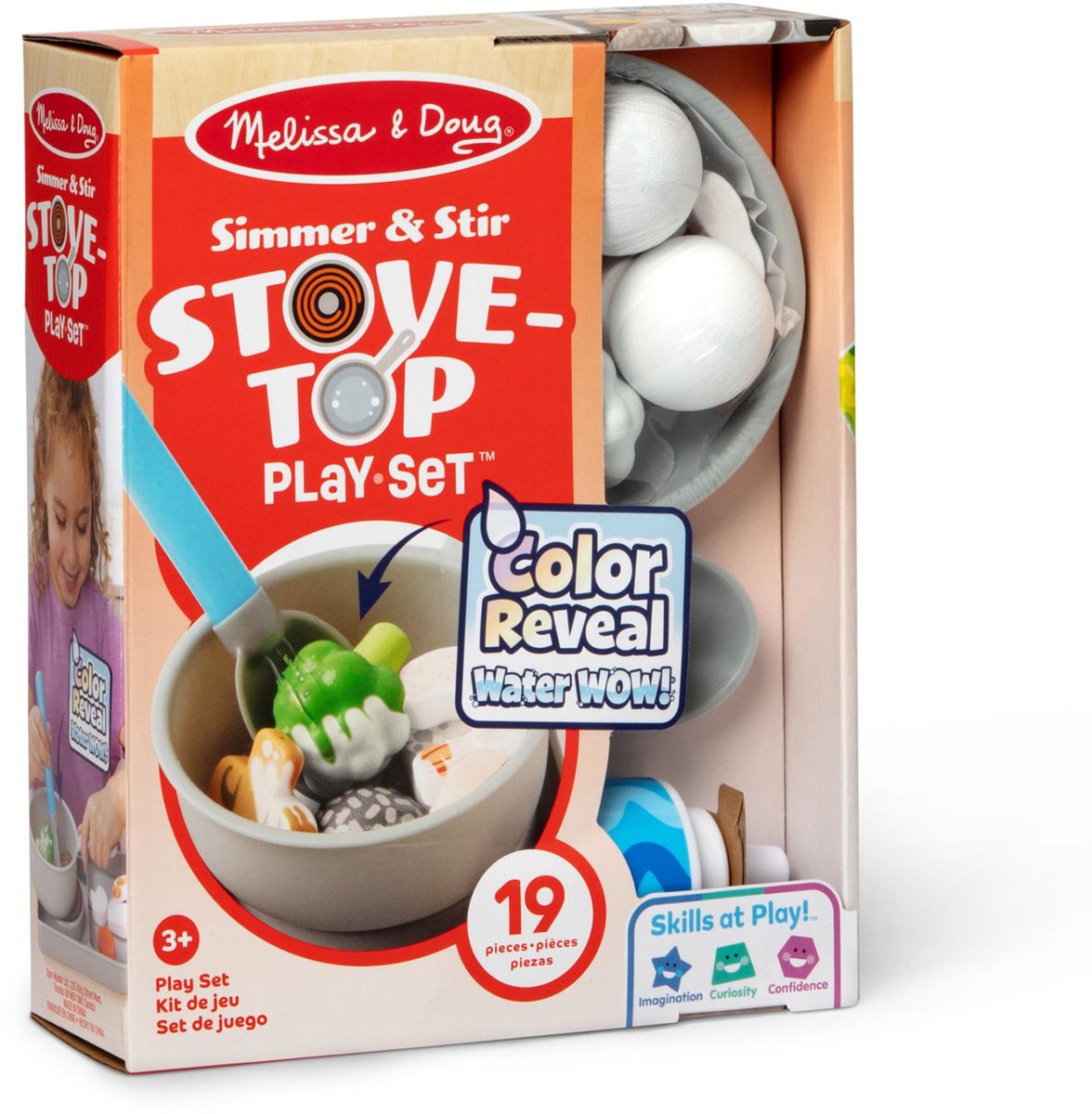 Melissa doug – water wow! kookplaat speelset – magisch koken met water