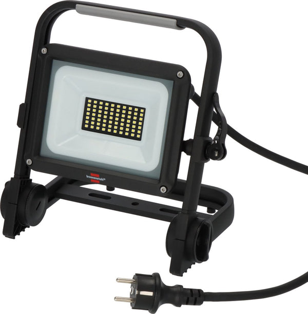 Brennenstuhl led bouwlamp jaro 4060 m led werklamp ip65 (led schijnwerper 30w met 3m kabel, led noodverlichting met snelsluiting en 3450lm)
