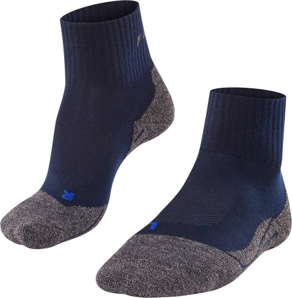 Falke tk2 cool short anti-blaar dik lyocell functioneel materiaal wandelsokken heren blauw - maat 44-45 44 45