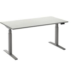 Zit-sta-bureau ceha ade2plhl189q9006w wit melamine, metaal