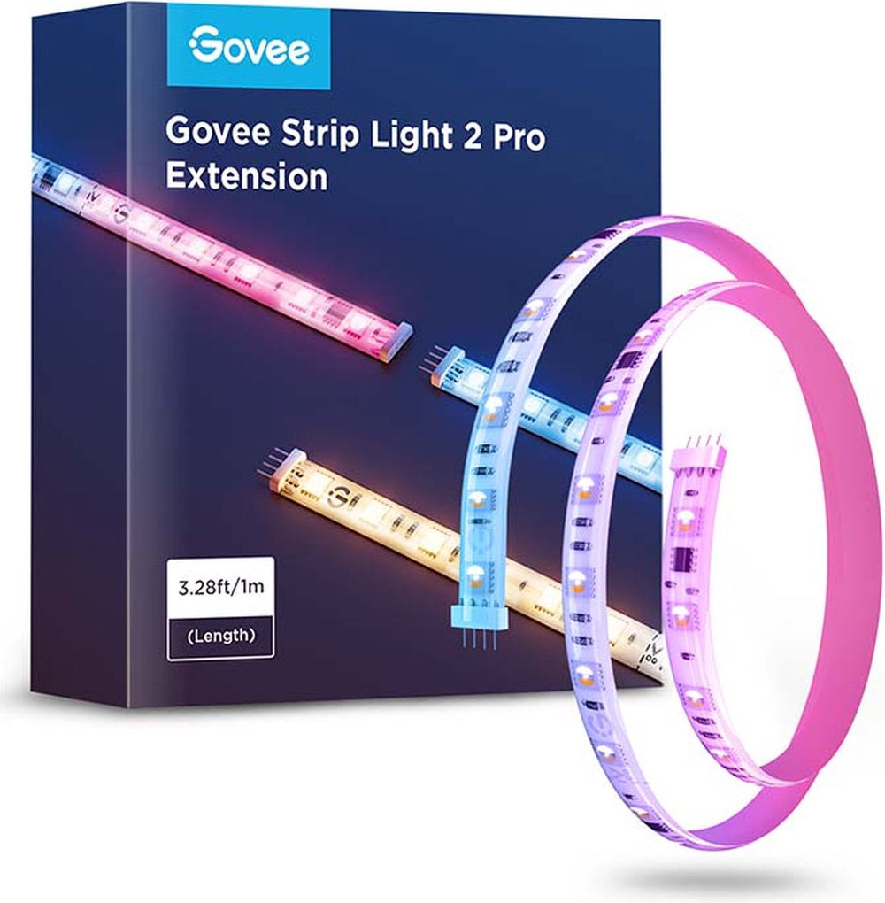 Govee slimme ledstrip 1m rgbic+ww - uitbreiding voor strip light pro