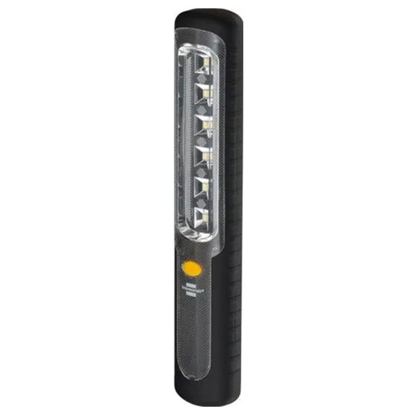 Brennenstuhl rechargeable LED flashlight, hand lamp with dynamo (with 6 bright SMD LEDs and 9 hours light duration)