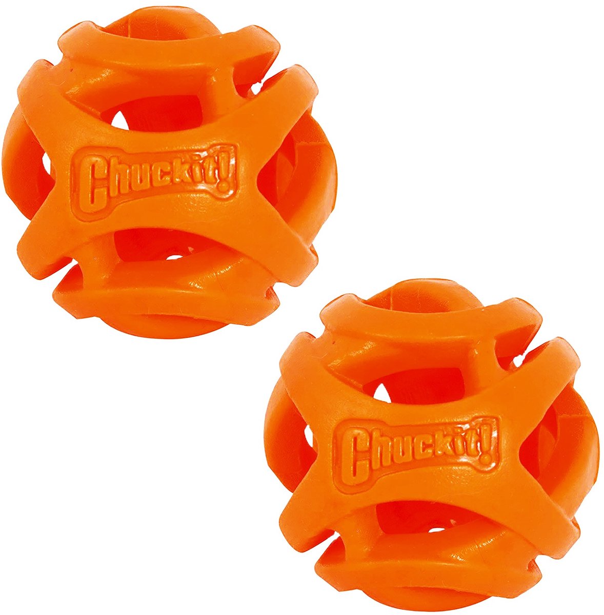 Chuckit ademt rechts, haalt bal oranje op
