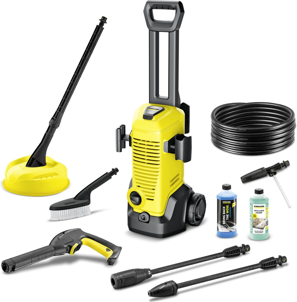 Kärcher k3 home car hogedrukreiniger - 120 bar - wateropbrengst 380 l u - prestatie 25m² h - 1600w - incl. home kit
