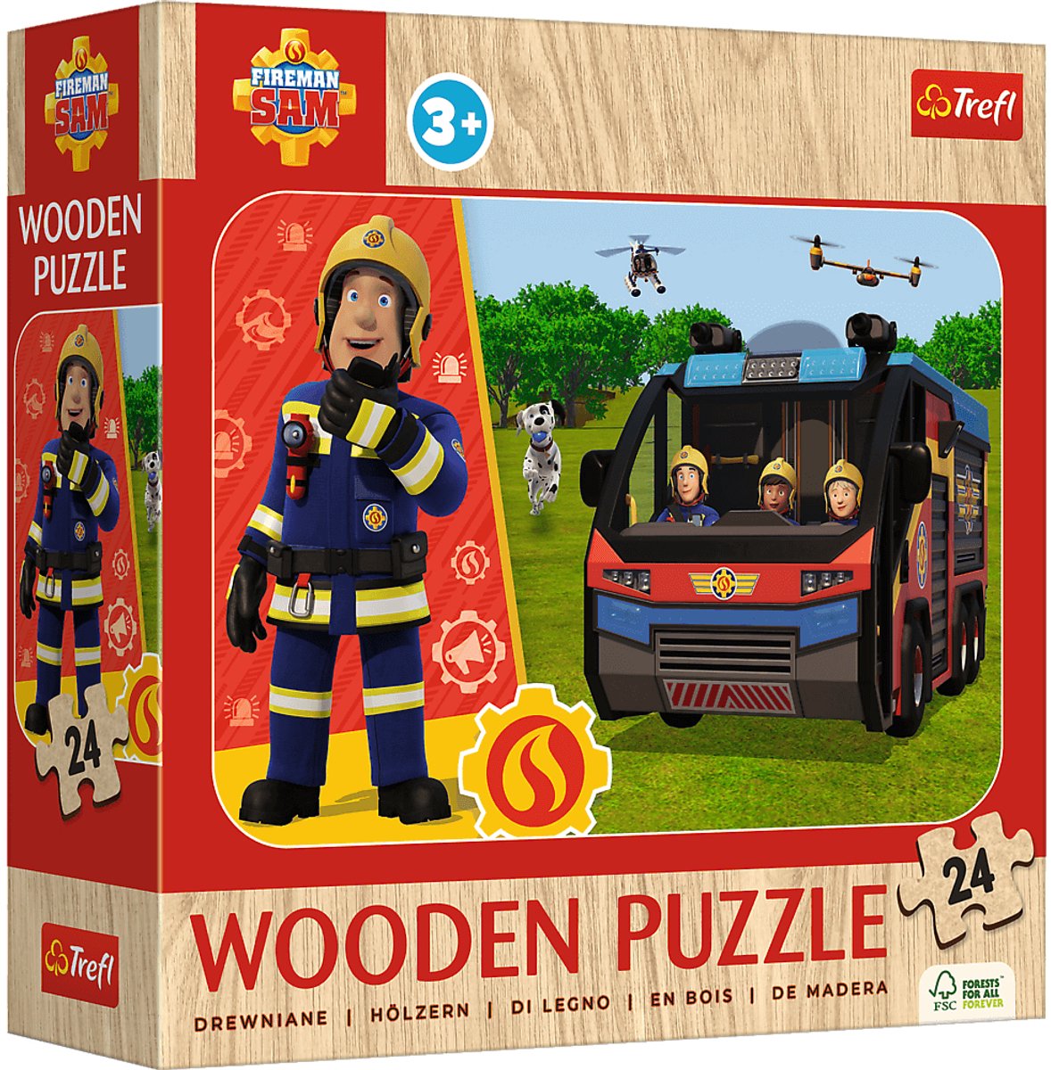 Trefl kinderpuzzel hout houten legpuzzel - 50 stukjes - vanaf 4 jaar