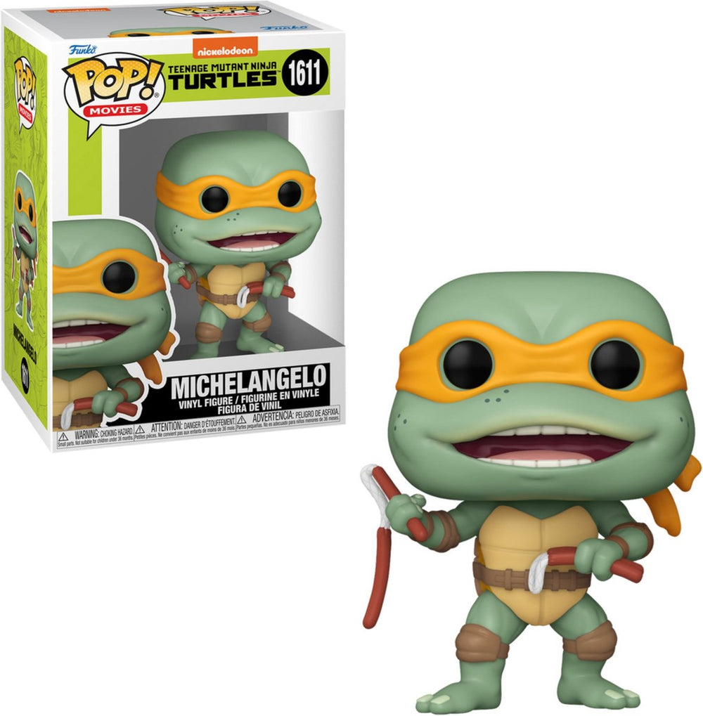Funko teenage mutant ninja turtles michelangelo vinyl figuur 1611 pop! meerkleurig