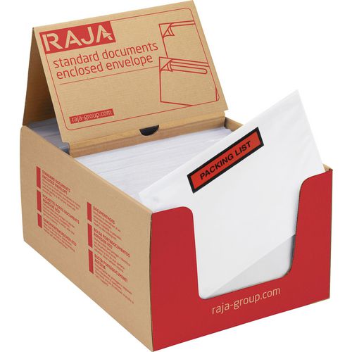 Paklijstenveloppen raja pcl16 165 mm polyethyleen, silicone paper