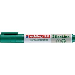Permanentmarker edding e-22 breed beitelpunt groen