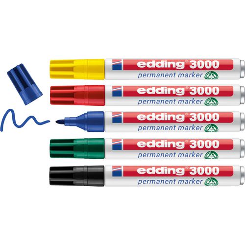 Permanent marker edding e-3000 medium rond