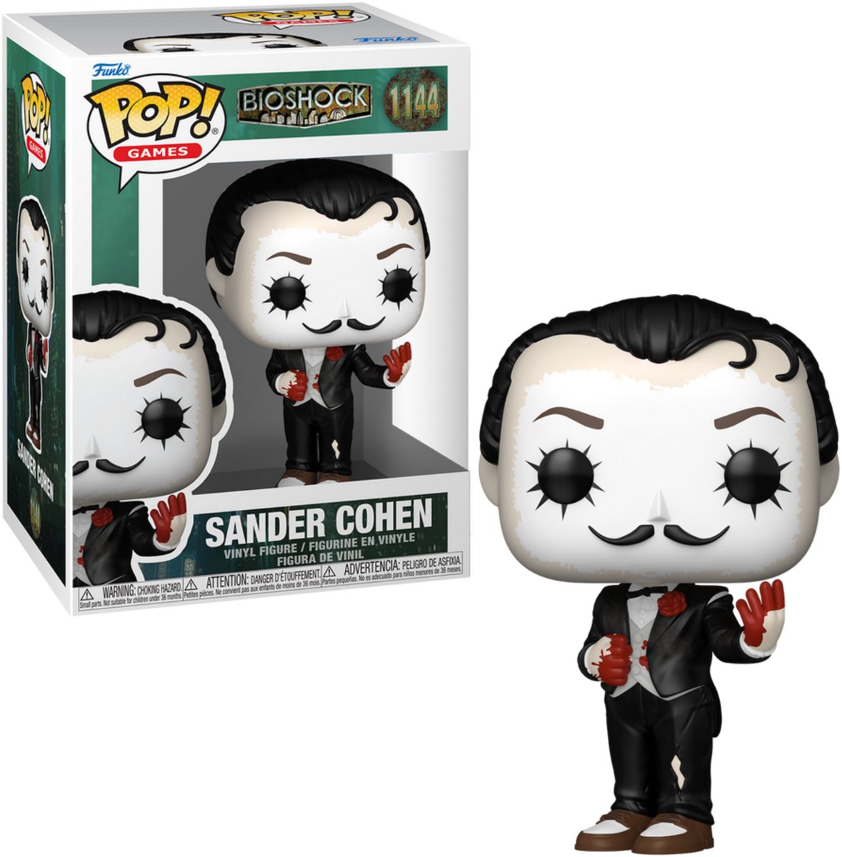Funko pop! games: bioshock - sander cohen #1144