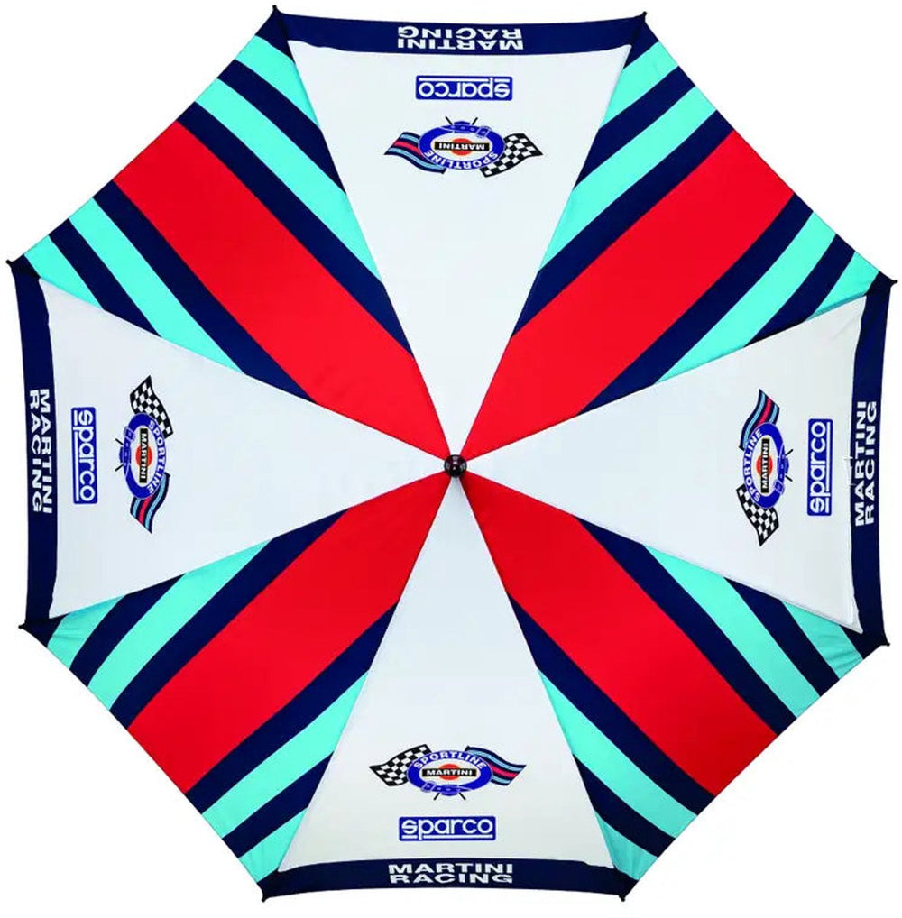Sparco martini racing replica 80 martini racing paraplu - zwart — marineblauw — maat onesize
