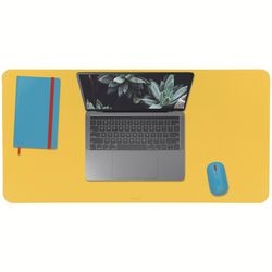 Leitz cosy bureau onderlegger - antislipmat - 80 x 40 cm - compatibel met laser- en optische muizen - warm geel