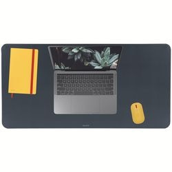 Leitz cosy bureau onderlegger - antislipmat - 80 x 40 cm - compatibel met laser- en optische muizen - fluweel grijs