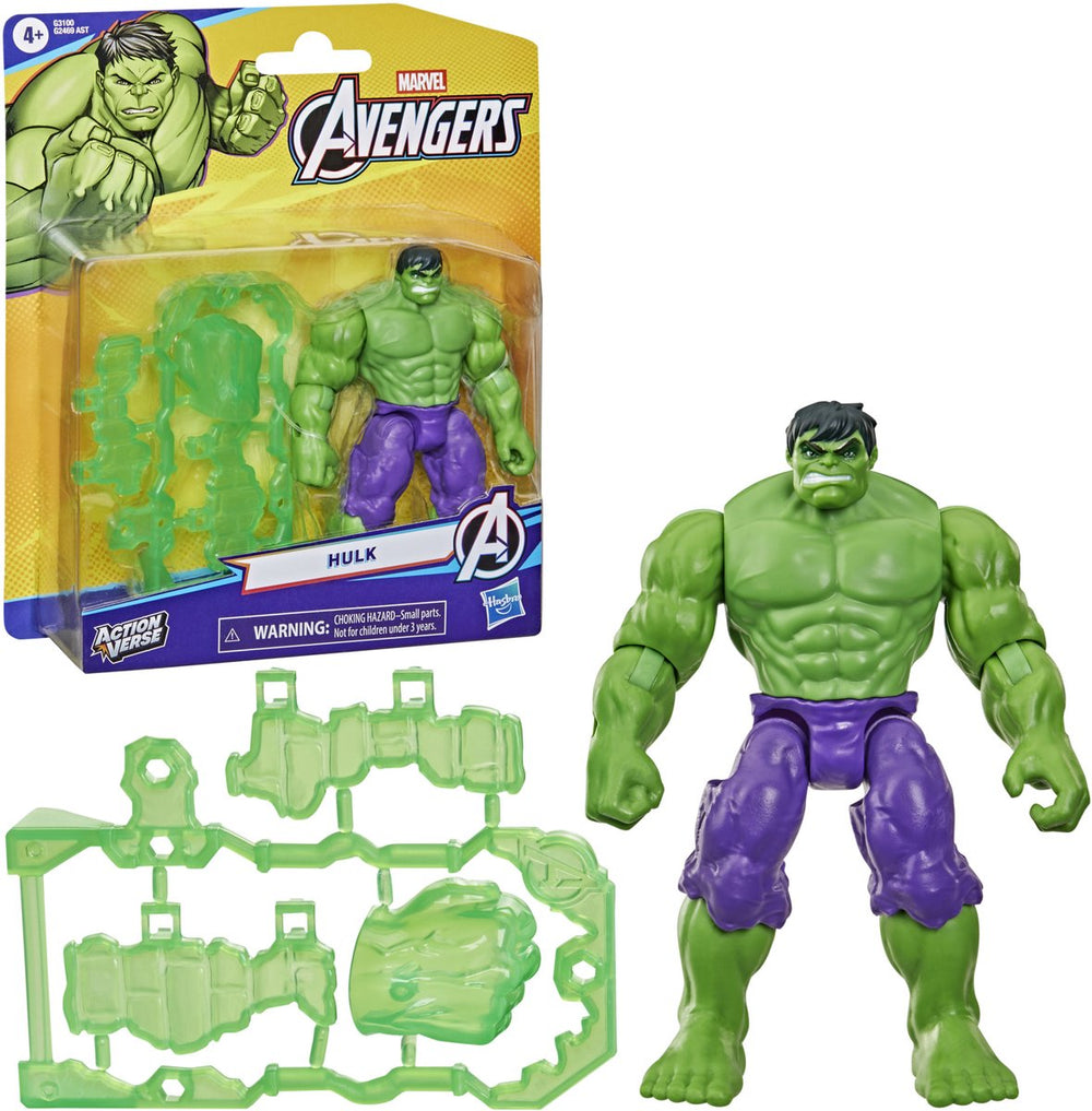 Marvel avengers actionverse hulk - actiefiguur 11cm