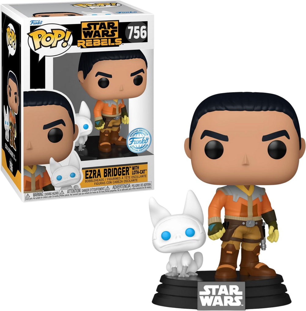 Funko pop! star wars - rebels - ezra bridger #756 exclusive amazon