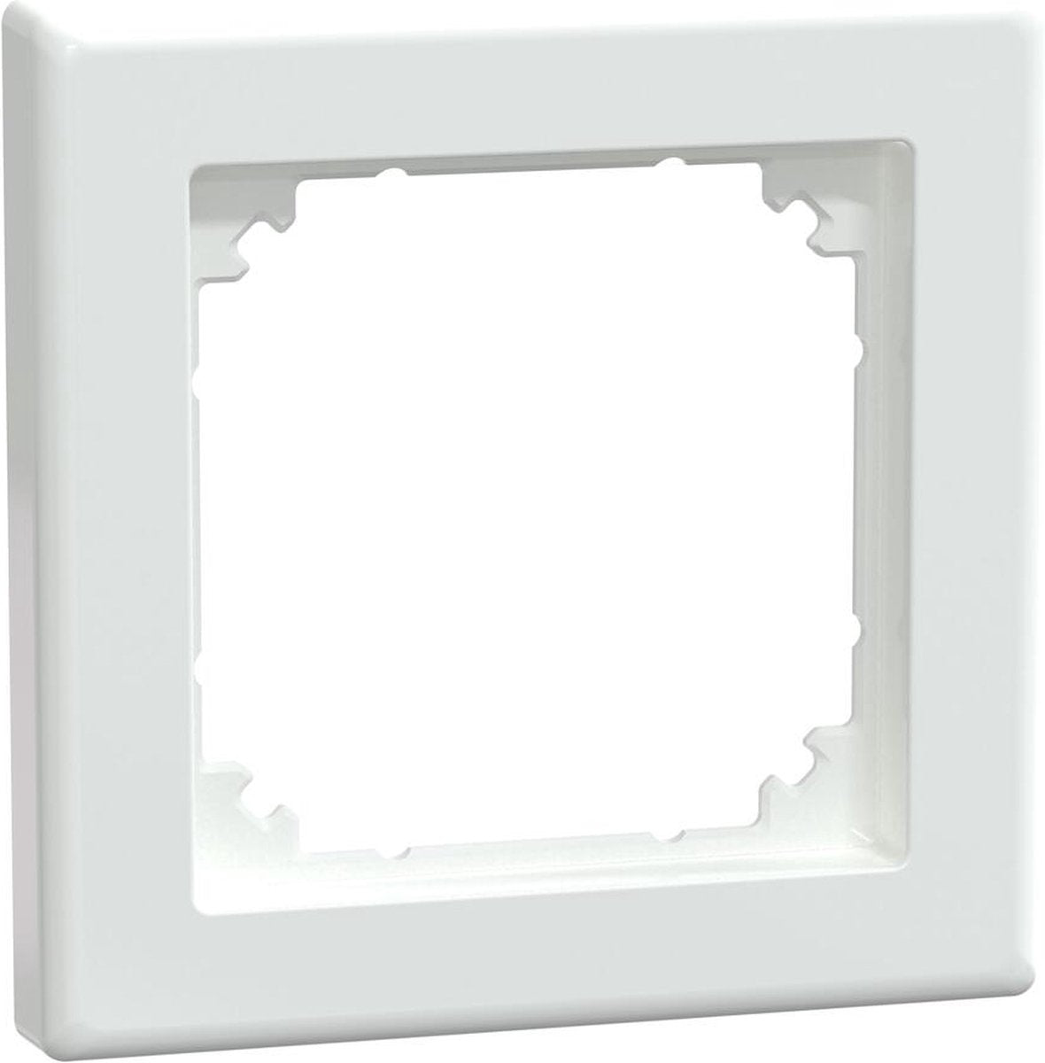 Schneider electric afdekraam - m-smart - 1-voudig - actief wit