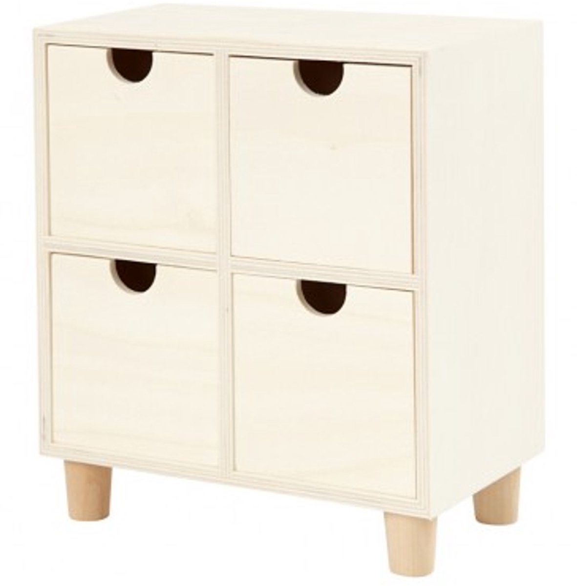 Creativ company houten ladenkast 23x20x11,5 cm