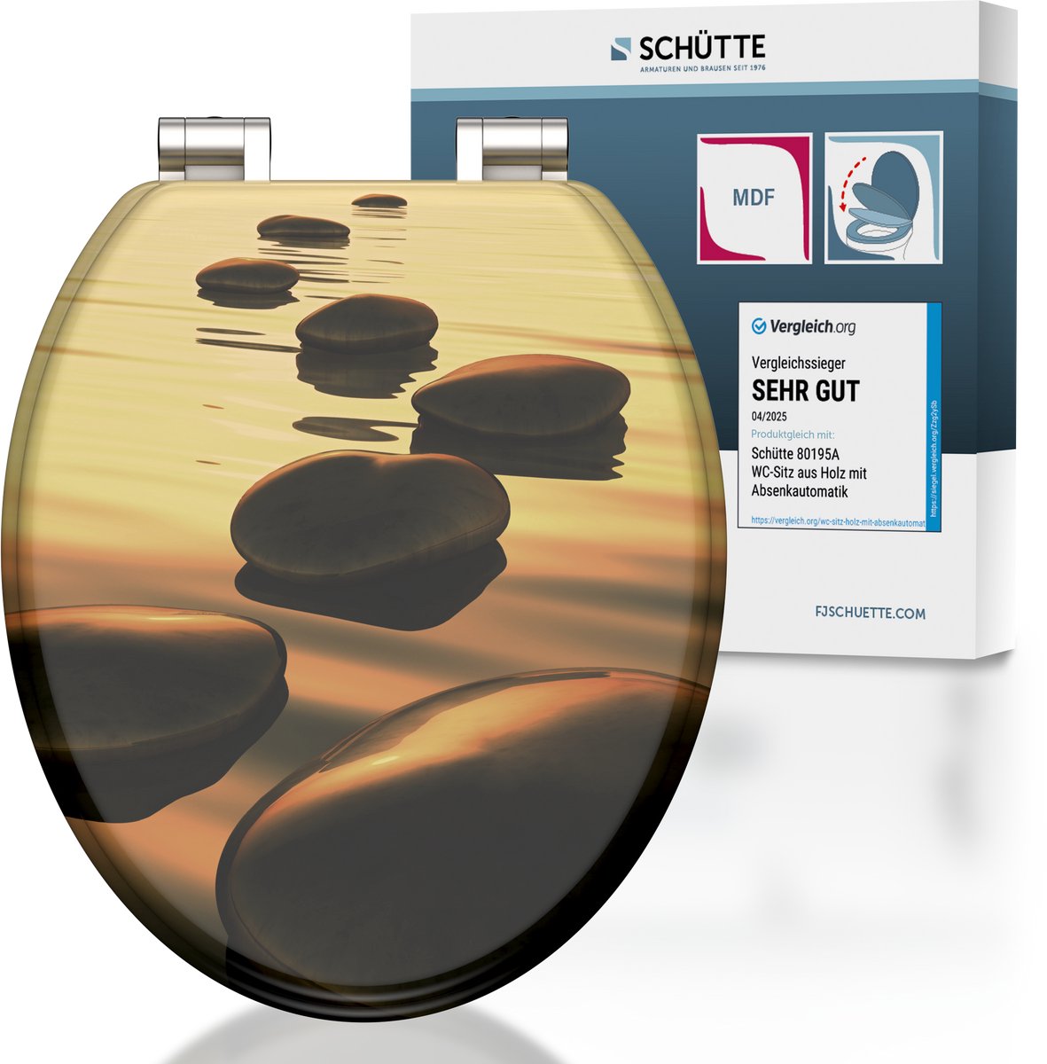 SCHÜTTE SCHÜTTE Toiletbril softclose SEA STONE