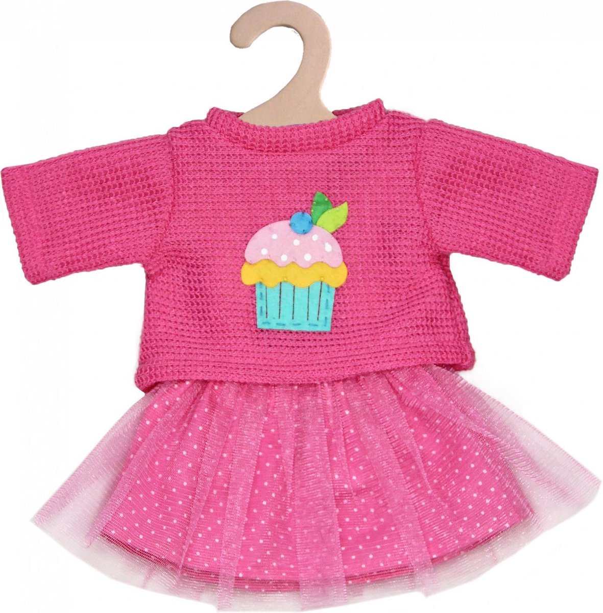 Poppen Trui met Rok, 35-45 cm
