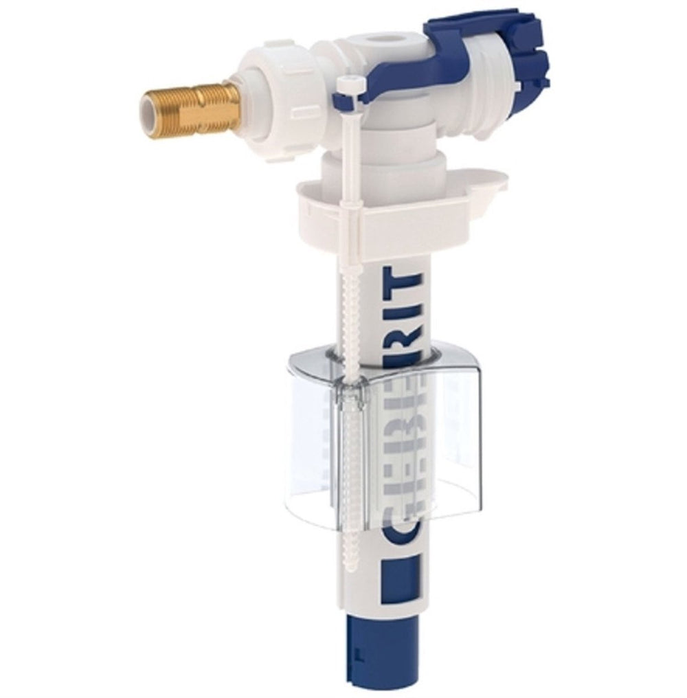 Geberit impuls - 380 vlotterkraan 3 8 en 1 2 nippel - messing (wit)