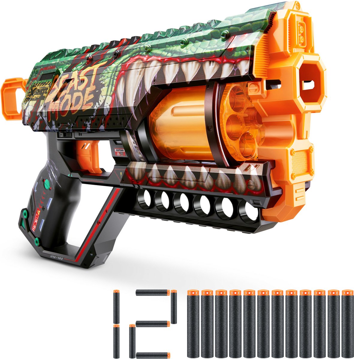 Xshot zuru x-shot skins griefer met 12 darts