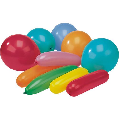 Ballon paptar natuurlijk latex kleurenassortiment